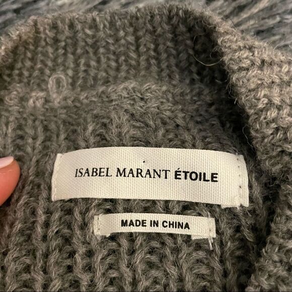 Isabel Marant Etoile Ludlow Alpaca Slit Sweater XS - Picture 7 of 13